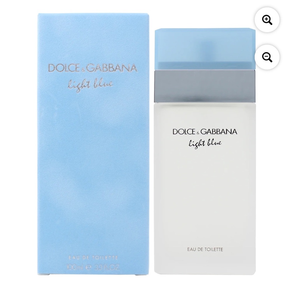 Dolce & Gabbana Light Blue Fragrance with Silver Accents